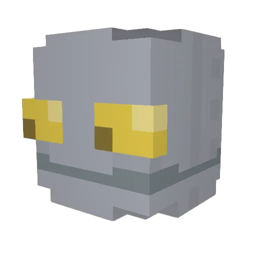 Desfore Minecraft avatar head, 3D render