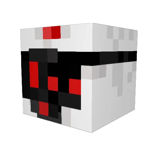 Desgardes Minecraft avatar head, 3D render