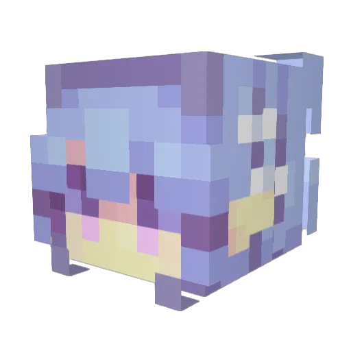 Deshalber Minecraft avatar head, 3D render