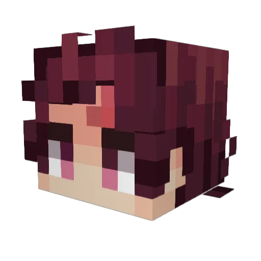 Desidestiny09 Minecraft avatar head, 3D render