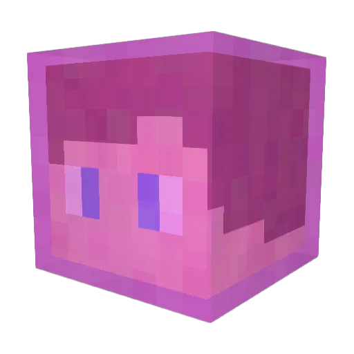 Designer64 Minecraft avatar head, 3D render