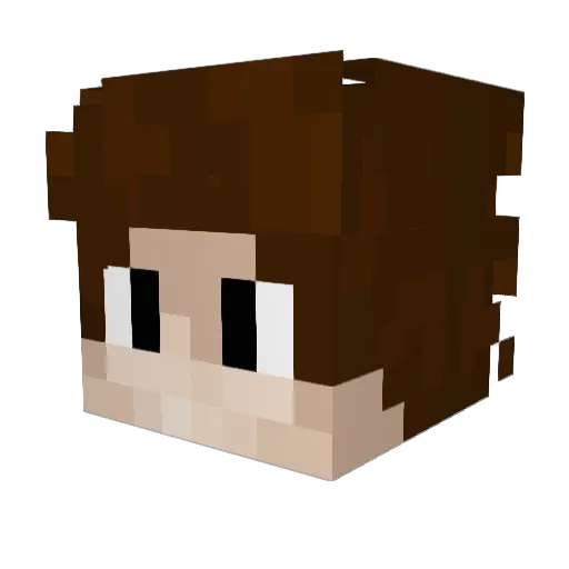 DesignzHDz Minecraft avatar head, 3D render