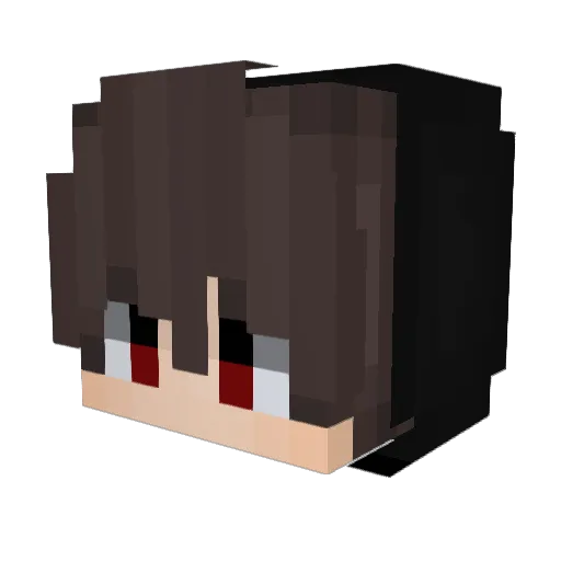 DesiignerPro Minecraft avatar head, 3D render