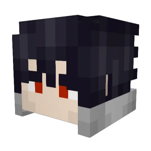 DesireTLR Minecraft avatar head, 3D render