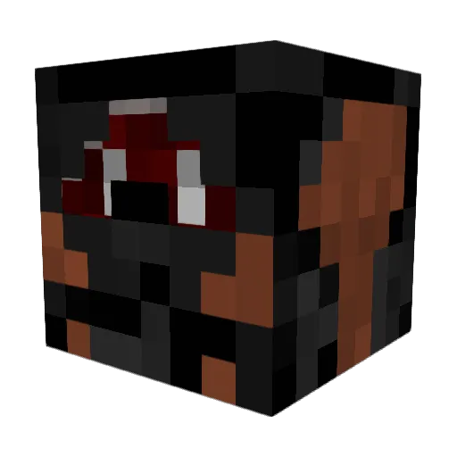 Desk_29 Minecraft avatar head, 3D render