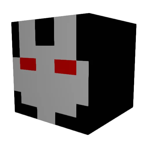 Deskord Minecraft avatar head, 3D render