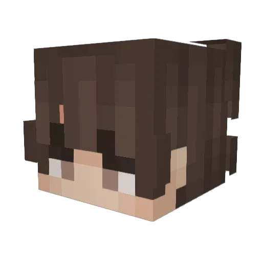 Desmay5 Minecraft avatar head, 3D render