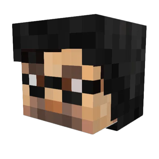 Desmond4815 Minecraft avatar head, 3D render