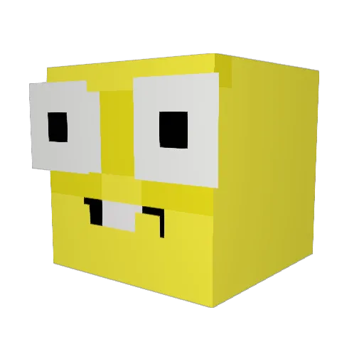 Desmond549 Minecraft avatar head, 3D render