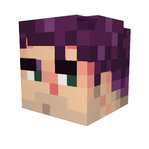 DesmondGamer78 Minecraft avatar head, 3D render