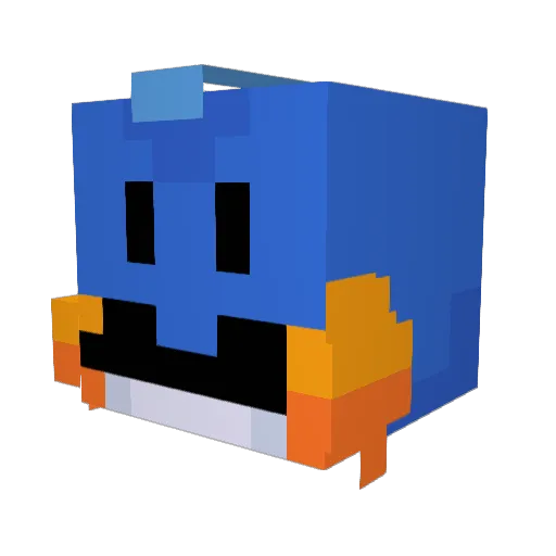 DesmondMoon Minecraft avatar head, 3D render