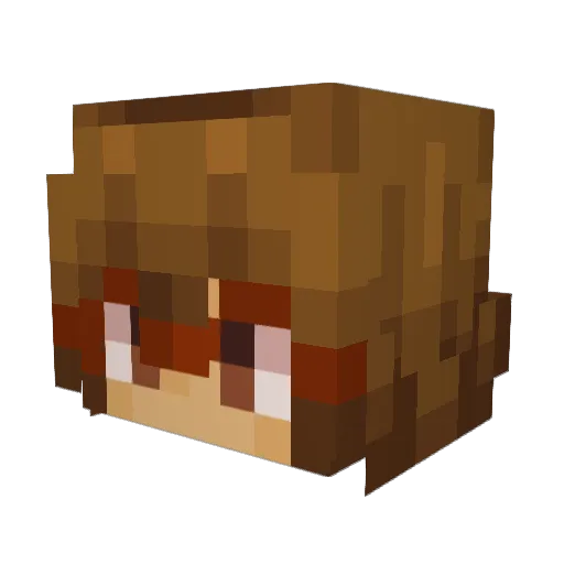 Desmond_Sycamore Minecraft avatar head, 3D render