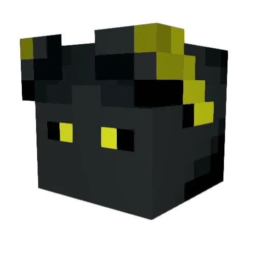 DesoAFK Minecraft avatar head, 3D render