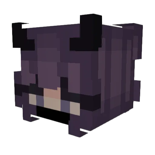 DesolateDreams Minecraft avatar head, 3D render