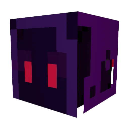 DesolateMage24 Minecraft avatar head, 3D render