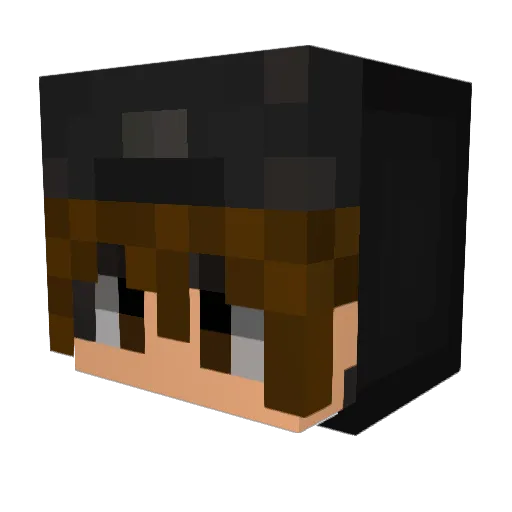DesolateParadise Minecraft avatar head, 3D render