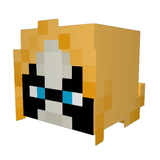 Desolator69 Minecraft avatar head, 3D render