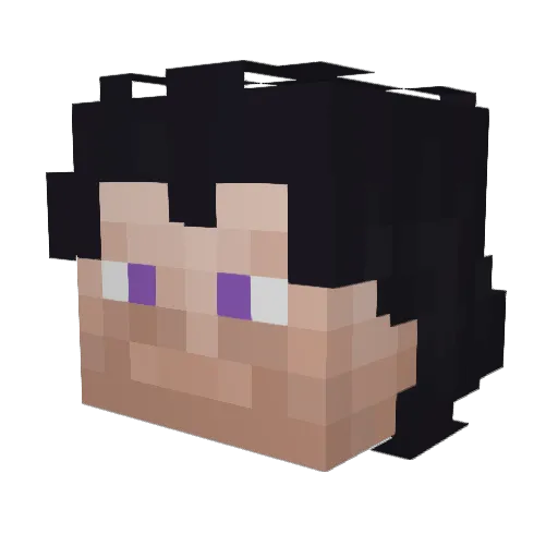 Desophism Minecraft avatar head, 3D render