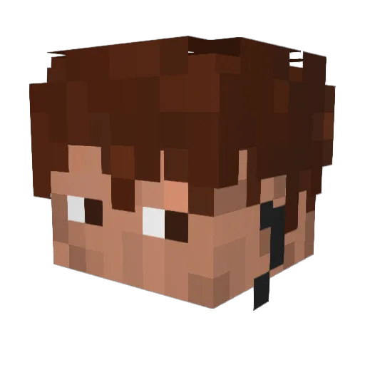 Desp1se02 Minecraft avatar head, 3D render