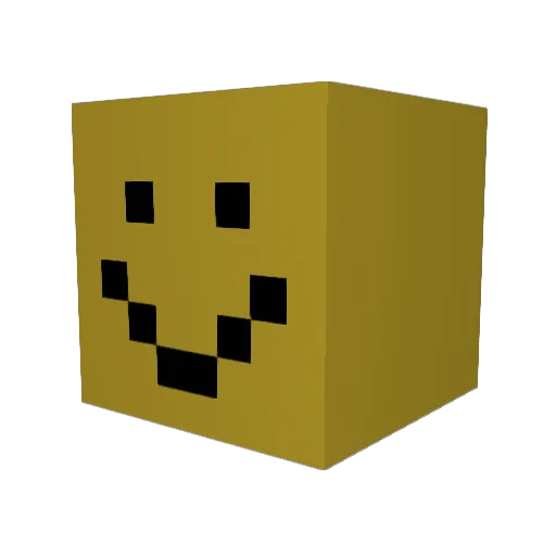 Desp666 Minecraft avatar head, 3D render