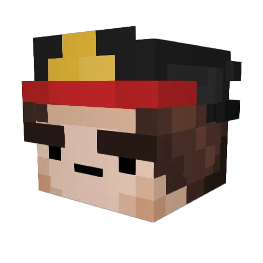 Despacito__2 Minecraft avatar head, 3D render