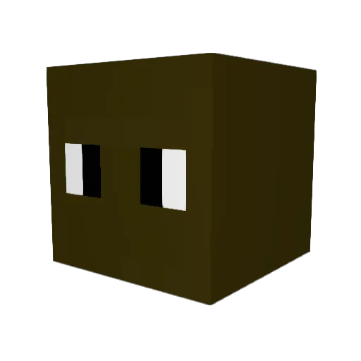 Despacitogang Minecraft avatar head, 3D render