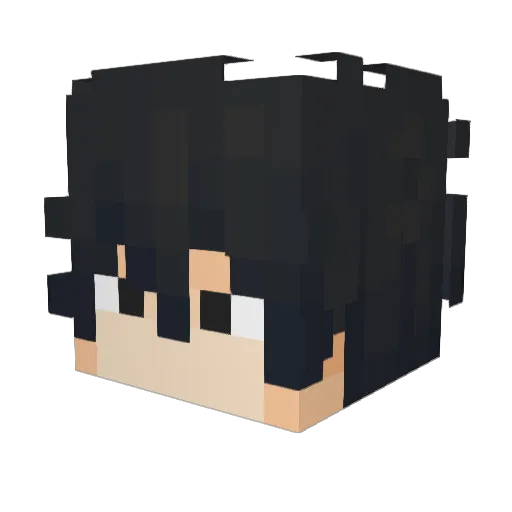 DespairScent Minecraft avatar head, 3D render