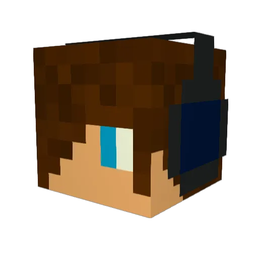 Desperado1998 Minecraft avatar head, 3D render