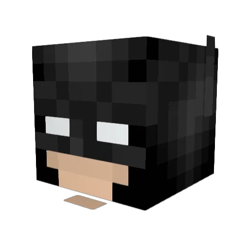 Desperto Minecraft avatar head, 3D render