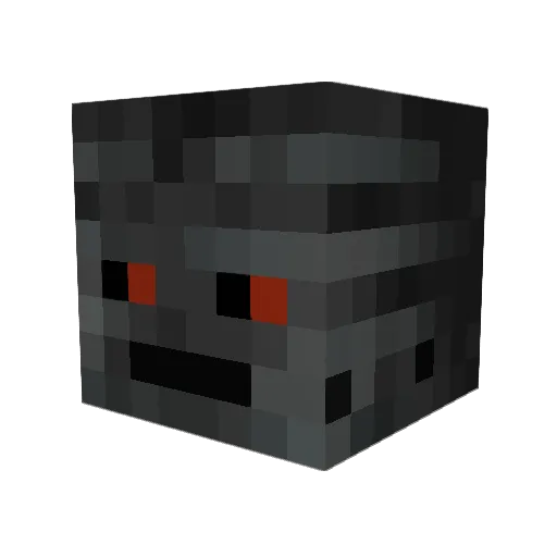 Despo86 Minecraft avatar head, 3D render
