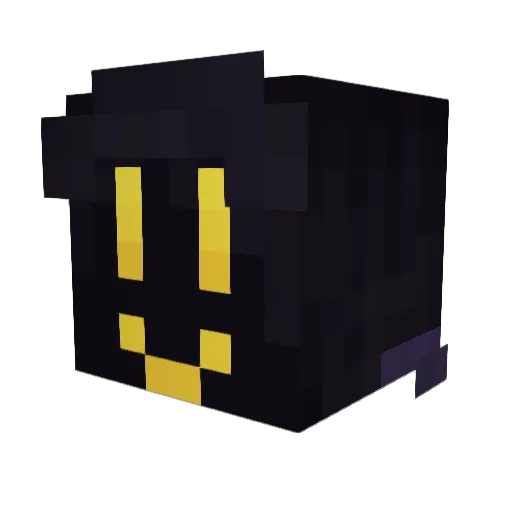 Despondensy Minecraft avatar head, 3D render