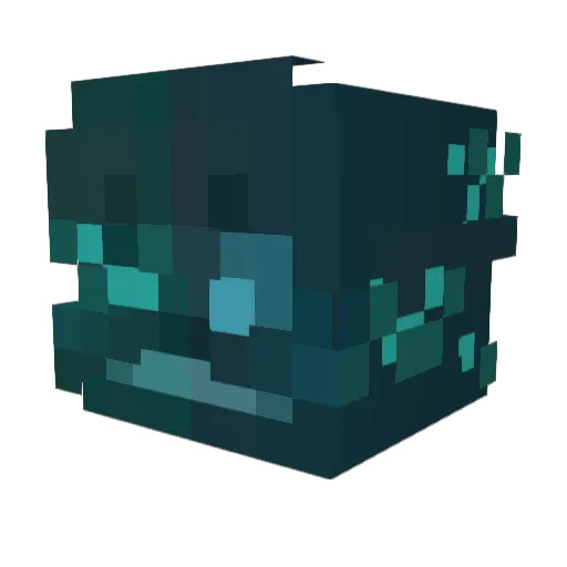 Despoxd Minecraft avatar head, 3D render