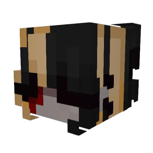 DessMorien Minecraft avatar head, 3D render