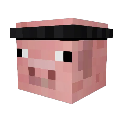 Destanozi Minecraft avatar head, 3D render