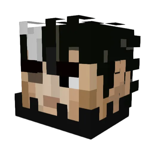 Destiny2IsBad Minecraft avatar head, 3D render