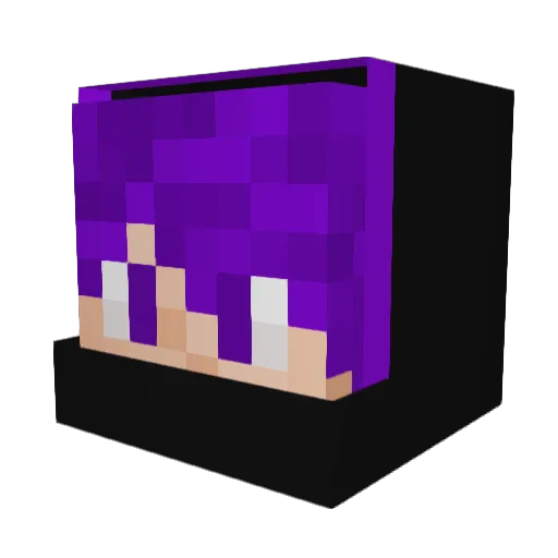 DestinyOG Minecraft avatar head, 3D render