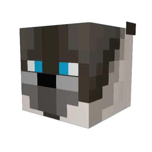 DestinyPixel Minecraft avatar head, 3D render