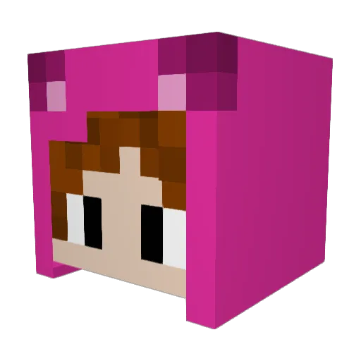 DestinySan7 Minecraft avatar head, 3D render