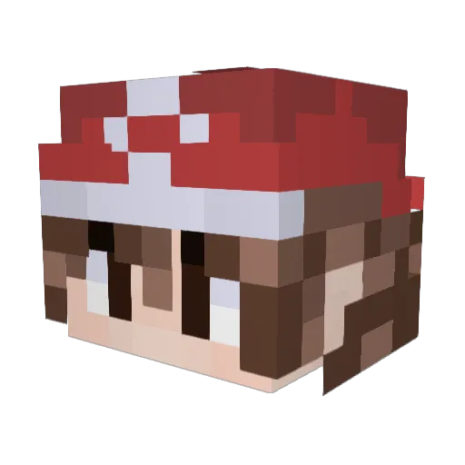 Desto42 Minecraft avatar head, 3D render