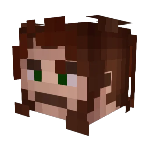 Destortedreaper2 Minecraft avatar head, 3D render