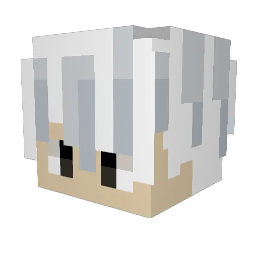 Destr0yah Minecraft avatar head, 3D render