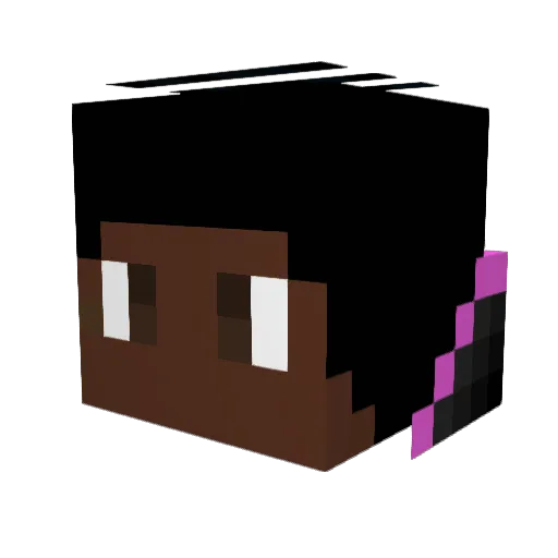 DestronX Minecraft avatar head, 3D render