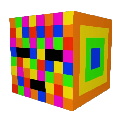 Destrossko Minecraft avatar head, 3D render