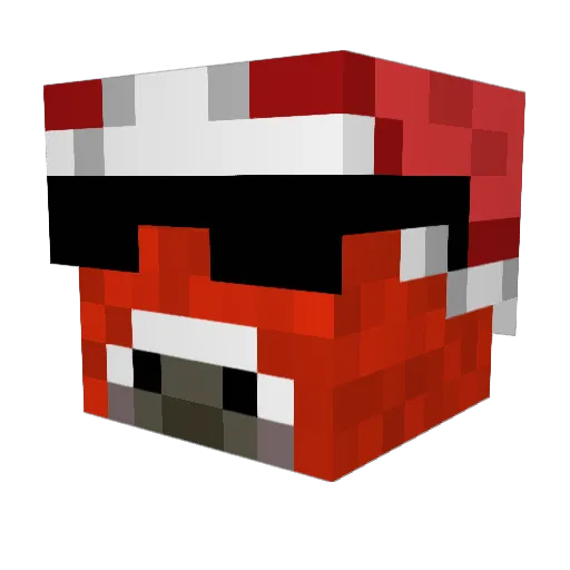 DestroyedDanny Minecraft avatar head, 3D render