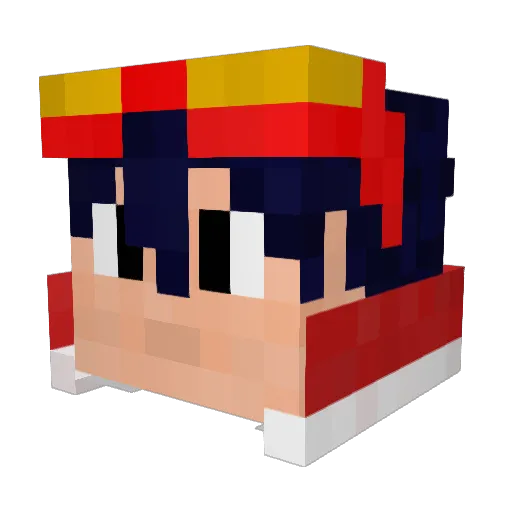 Destroyer198711 Minecraft avatar head, 3D render
