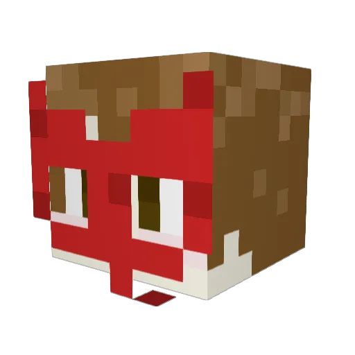 Destroyer7715 Minecraft avatar head, 3D render