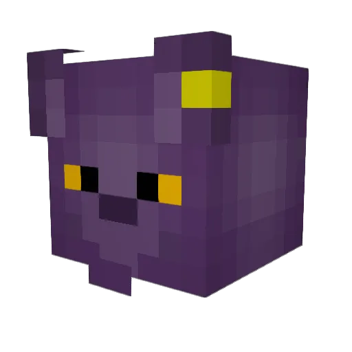 DestroyerGod Minecraft avatar head, 3D render