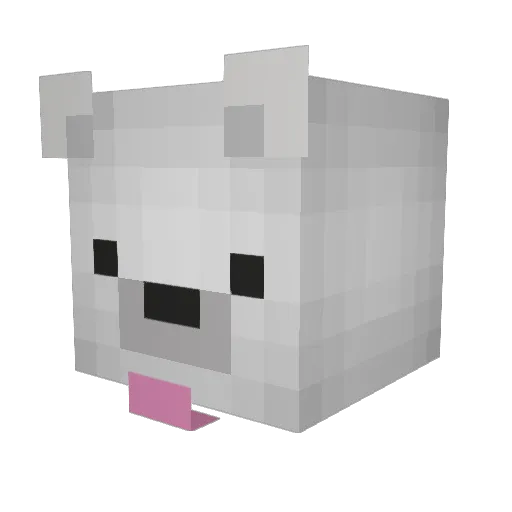 DestroyerLP Minecraft avatar head, 3D render