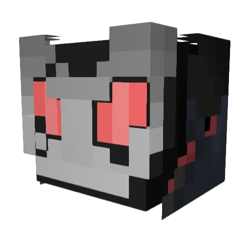DestroyerTM Minecraft avatar head, 3D render