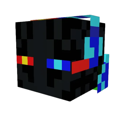 Destroyer_182 Minecraft avatar head, 3D render